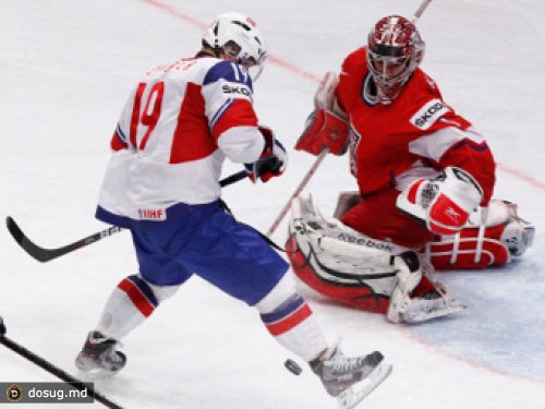 Чехия по буллитам обыграла Норвегию на чемпионате мира по хоккею