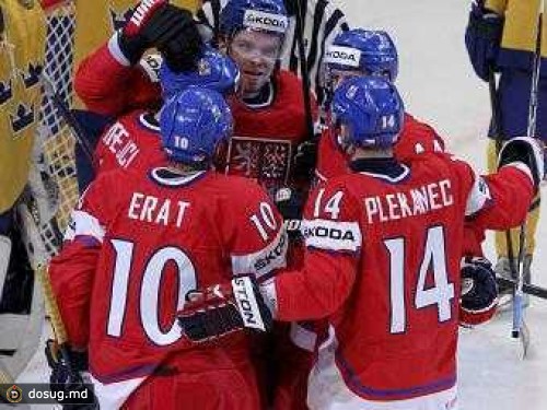 Чехия вышла в полуфинал чемпионата мира по хоккею