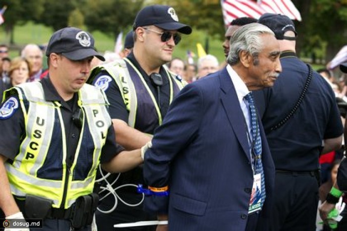 Членов конгресса США задержали на митинге в Вашингтоне