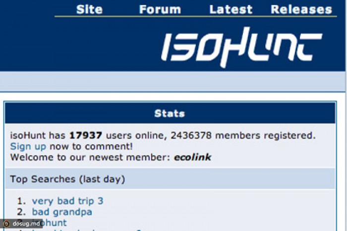 Добровольцы восстановили архив торрент-трекера IsoHunt