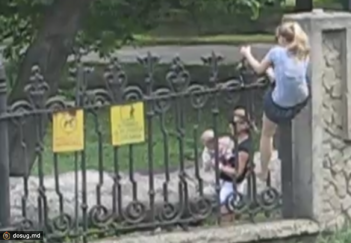 Две женщины хотели сэкономить на входе в кишиневский Дендрарий. ВИДЕО