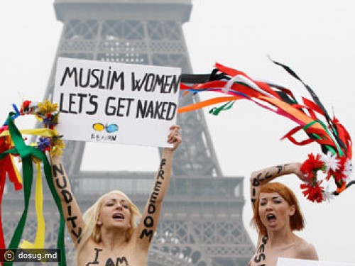 Движение FEMEN зарегистрировали во Франции