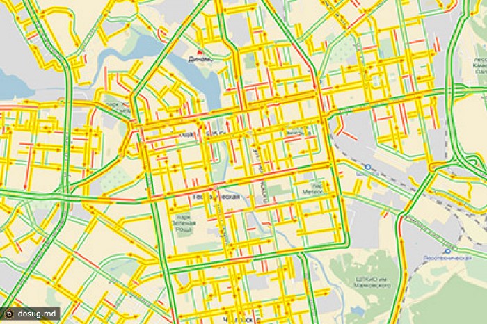 Екатеринбург догнал Москву по автомобильным пробкам