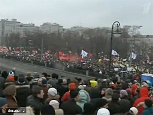 Федеральные каналы показали сюжеты о митингах