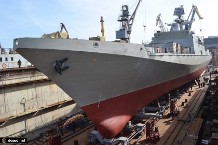 Фрегат «Адмирал Григорович» впервые вышел в море на испытания