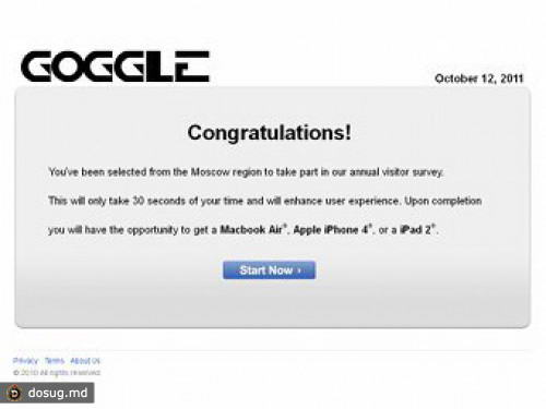 Google не смог одолеть сайт goggle.com
