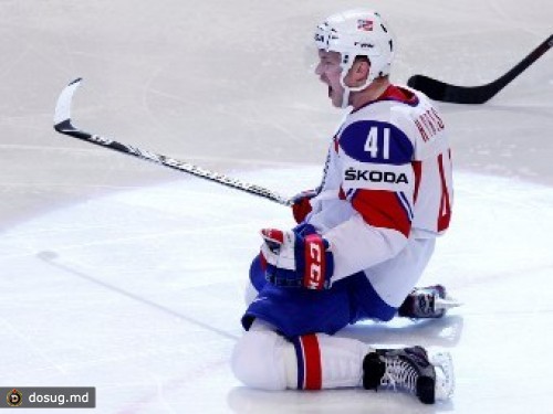 Хоккеист сборной Норвегии обошел Малкина в споре бомбардиров ЧМ-2012