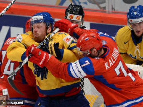Хоккеистов сборной России дисквалифицировали за грубость в матче со Швецией