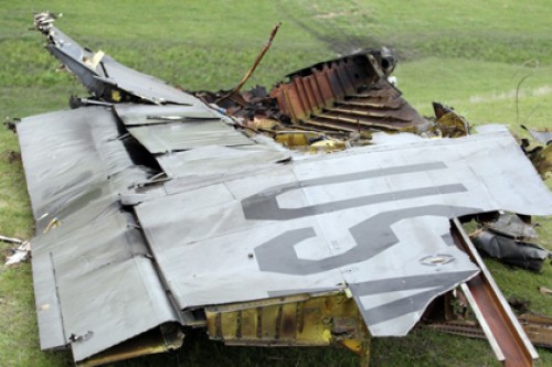 Киргизы потребовали компенсацию за упавший американский самолет