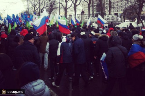 Марши в центре Москвы начались