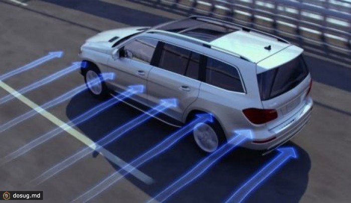 Mercedes научит автомобиль противостоять боковому ветру. ВИДЕО