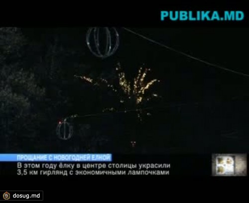 Муниципальные власти демонтируют сегодня елку в центре столицы