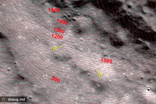 NASA получило снимки мест падения зондов GRAIL на Луне