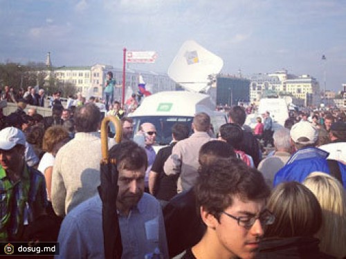 На "Марше миллионов" избили журналистов НТВ