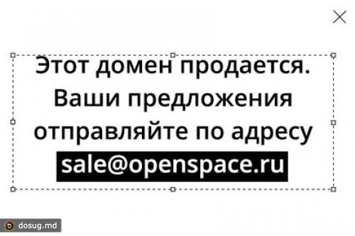 OpenSpace объявил о продаже домена