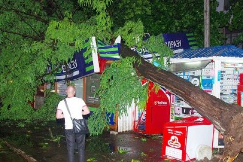 От урагана в Одессе погиб человек