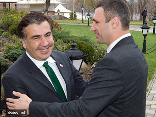 Партии Кличко и Саакашвили договорились о сотрудничестве