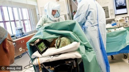 Пациентка смотрела матч во время операции на бедре