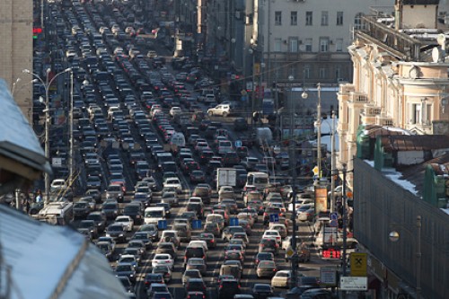 Перегруженность московских дорог оценили в 40 процентов