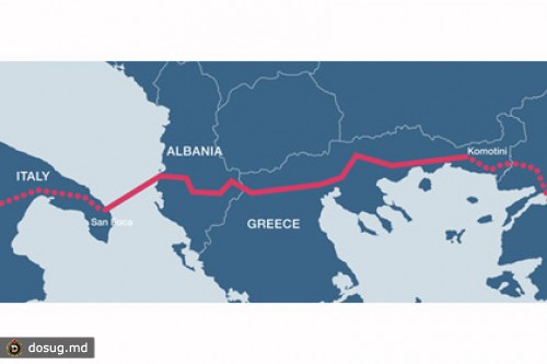 Подписано соглашение о строительстве Трансадриатического газопровода