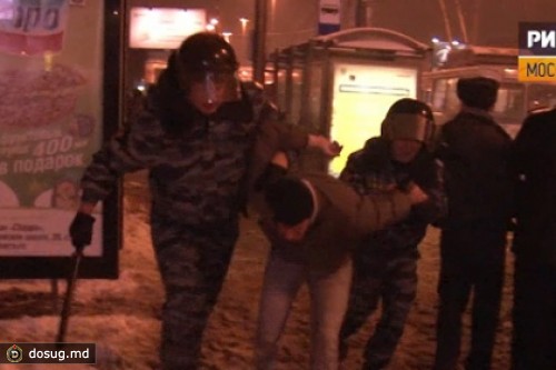 Полиция отпустила задержанных в Москве болельщиков
