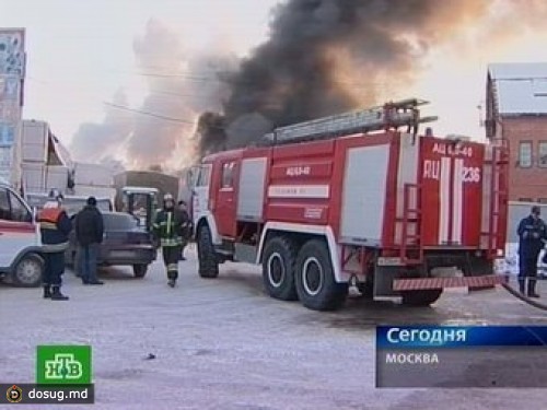 Пожар на севере Москвы потушен