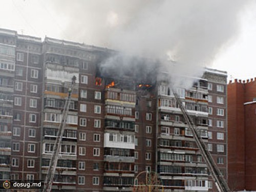 Пожар в многоэтажном доме в Томске потушен