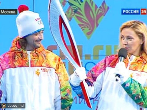 Представлен факел эстафеты Олимпийских игр в Сочи