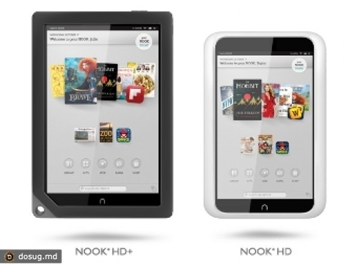 Представлены планшеты Nook HD