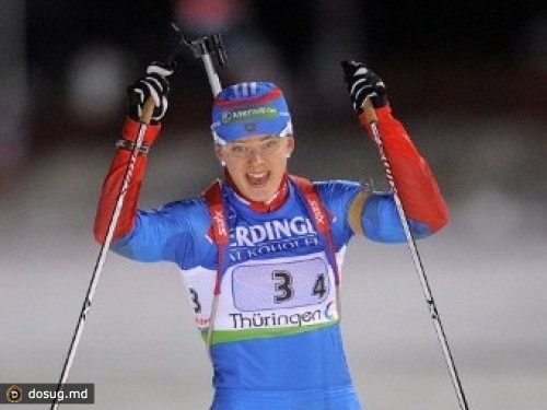 Россия выиграла бронзу в эстафете на этапе Кубка мира по биатлону