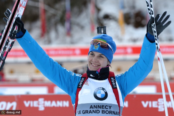 Российская биатлонистка выиграла серебро на этапе Кубка мира