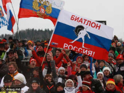 Российские биатлонистки выиграли бронзу в эстафете