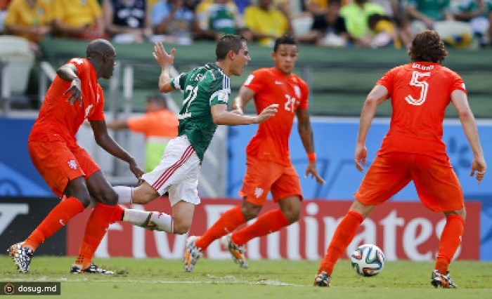 Сборная Нидерландов вышла в 1/4 финала ЧМ после победы над Мексикой