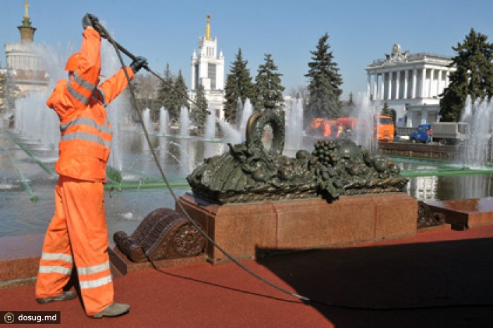 Сезон фонтанов в Москве завершен из-за холодов