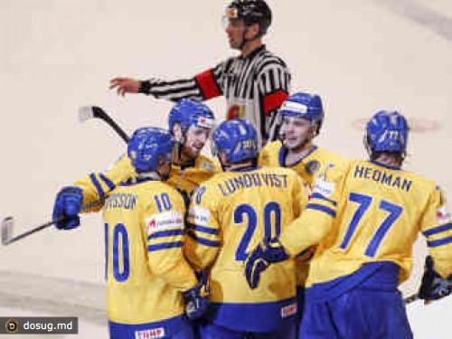 Шведские хоккеисты одержали вторую победу на чемпионате мира