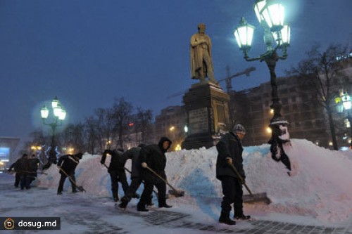 Синоптики зафиксировали в Москве рекордные сугробы