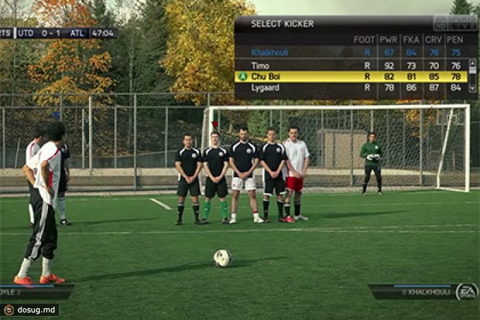 Сотрудник Electronic Arts снял футбольный матч по законам симулятора FIFA