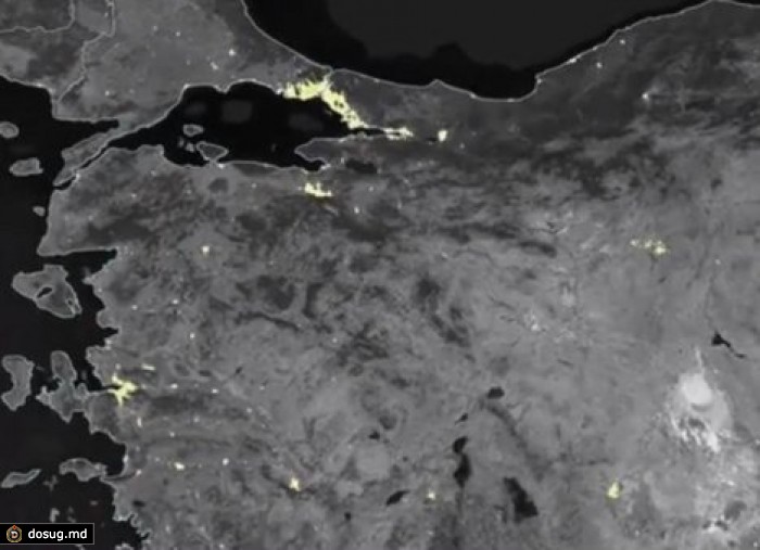 Спутник NASA: на Земле становится ярче под Рождество и в Рамадан. ВИДЕО