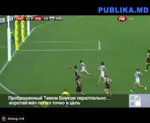 Точное попадание в цель мяча для регби