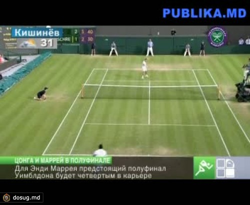 Цонга и Маррей вышли в полуфинал Уимблдона