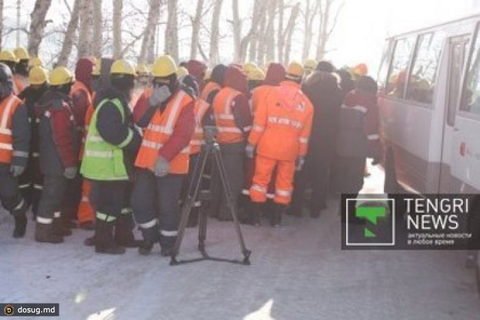 В Астане забастовали строители небоскреба