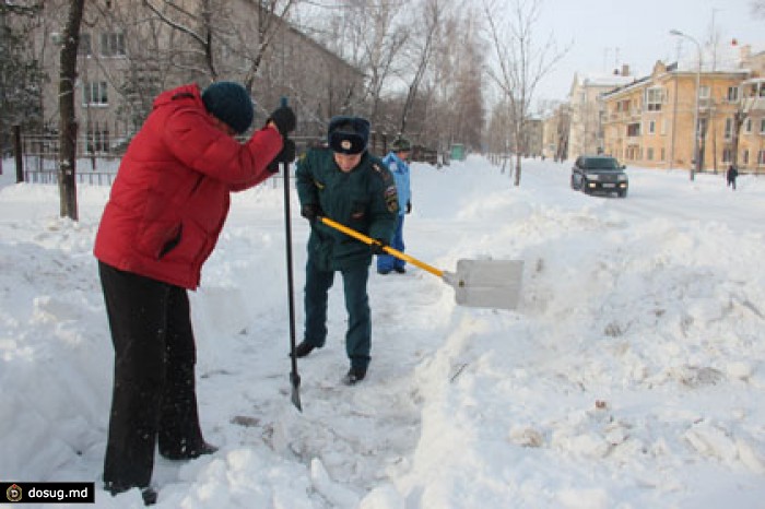 В Хабаровске кончилось место для снега