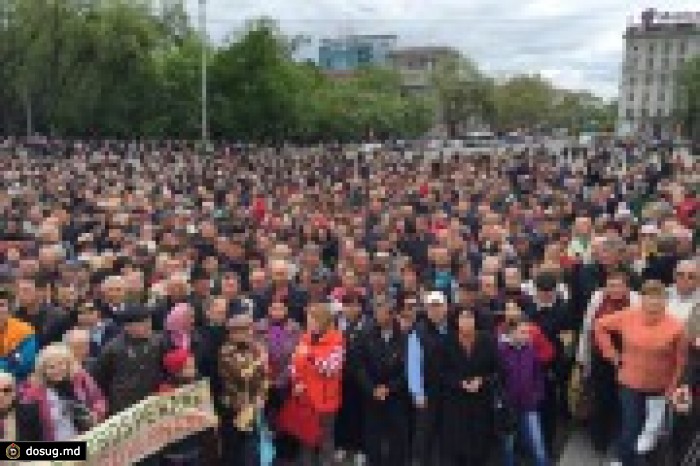 В Кишиневе прошел митинг оппозиции