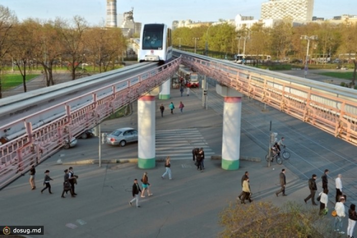 В Москве остановлено движение на монорельсовой дороге