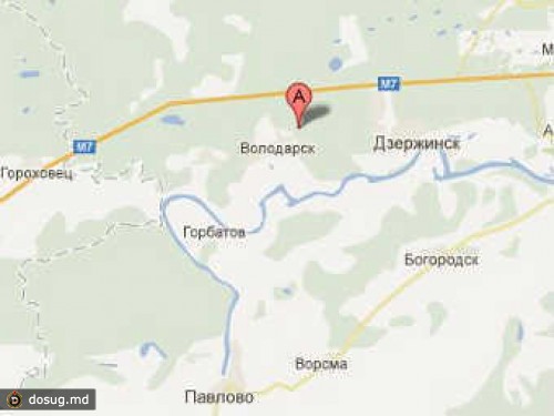 Володарск нижегородская область карта