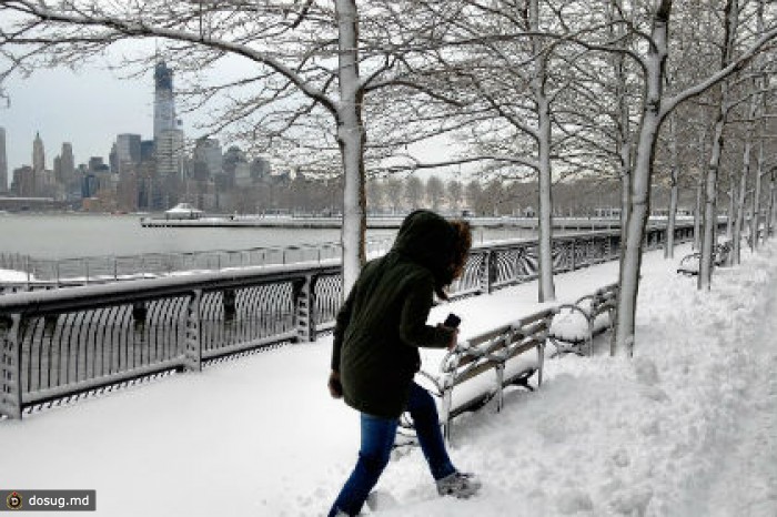 В Нью-Джерси объявили режим чрезвычайной ситуации из-за снегопада