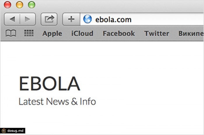 В США продали интернет-домен Ebola.com
