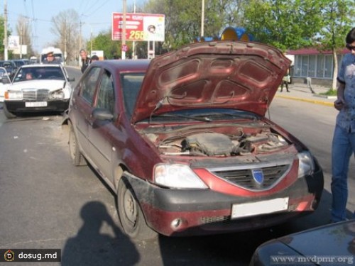 В Тирасполе столкнулись три автомобиля