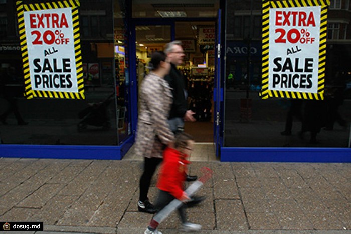 В Великобритании впервые зафиксирована дефляция