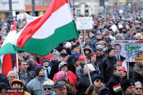 В Венгрии прошла демонстрация против изменения конституции
